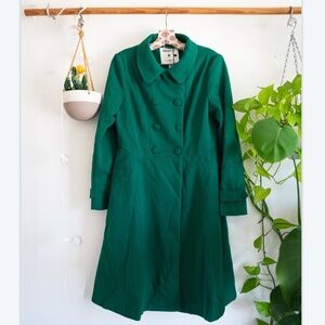 NEW Allegra K Long Peacoat S